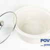 Ruột nồi của PVN-25 được làm bằng chất liệu sứ cao cấp có phủ chống dính giúp nồi nấu ngon mà cực kỳ dễ vệ sinh